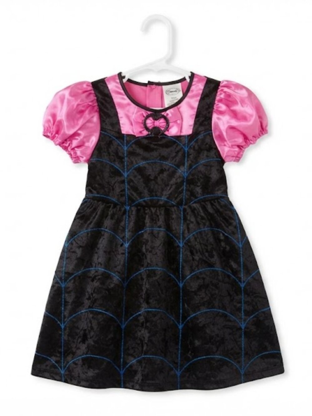 Disney Character Costume Dress Toddler Size 2 Pink and Black Spider Web Design